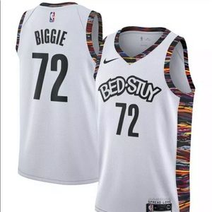 Brooklyn Nets Biggie Jersey Bedstuy NBA NIke #72 M